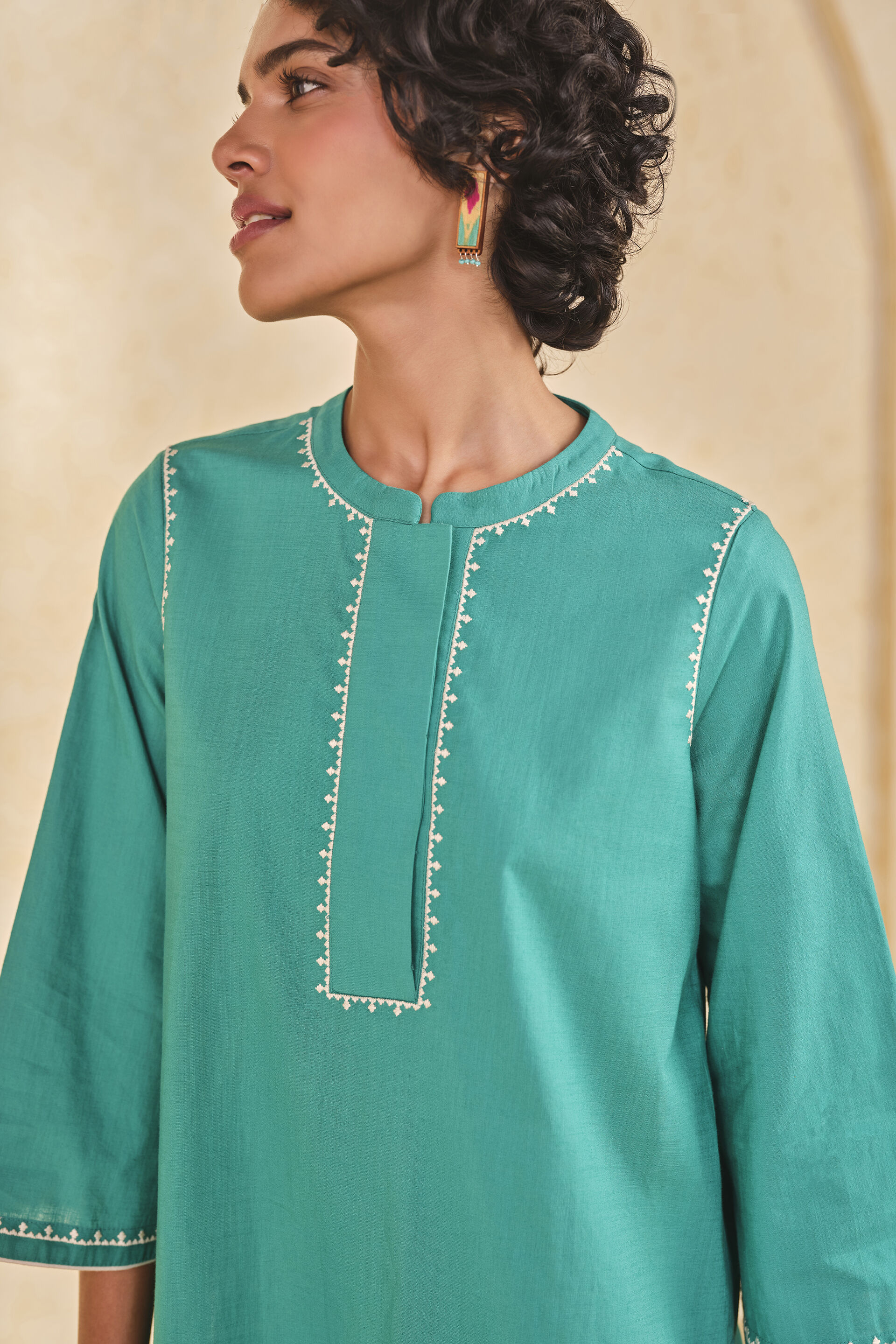 Ocean Blue Tunic, Turquoise, image 4